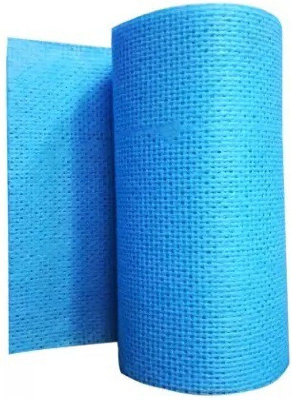 SHA Washable 1 ply Blue Kitchen Cleaning Towel Roll - Pack of 5 (1 Ply)  (1 Ply, 80 Sheets)