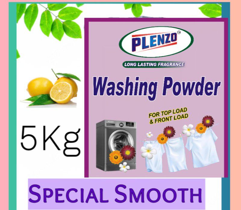 Plenzo Special smooth wash B (5kg) Detergent Powder 5 kg  (Lemon fresh)