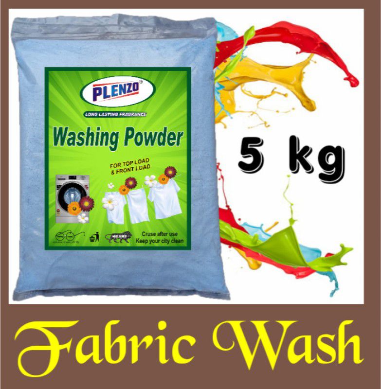 Plenzo Fabric wash A (5kg) Detergent Powder 5 kg  (Multi Fragrance)