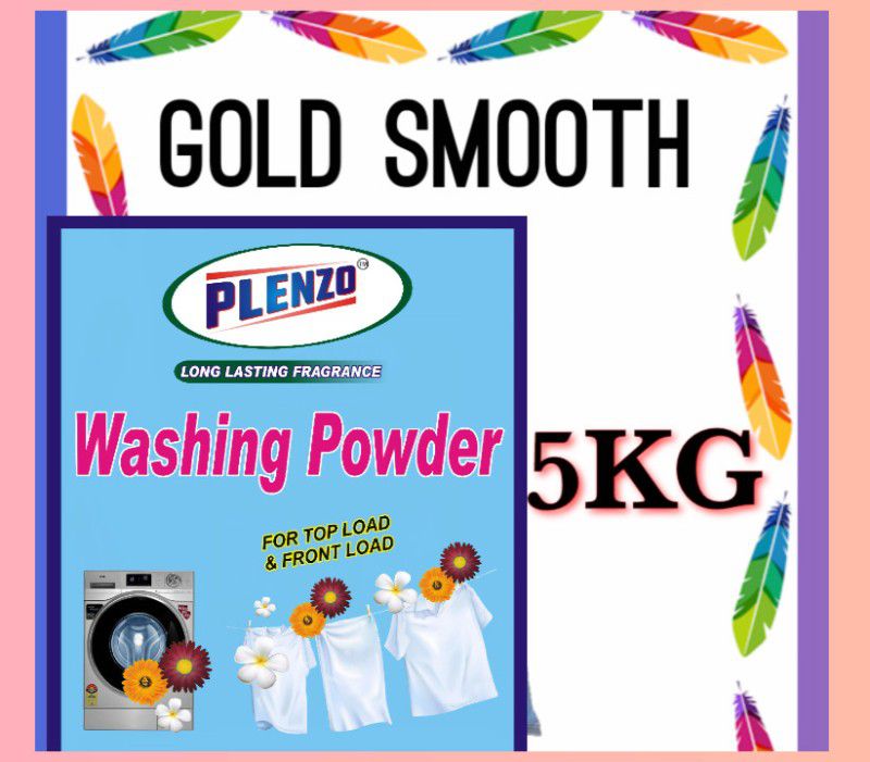 Plenzo Gold smooth wash B (5kg) Detergent Powder 5 kg  (Lemon)