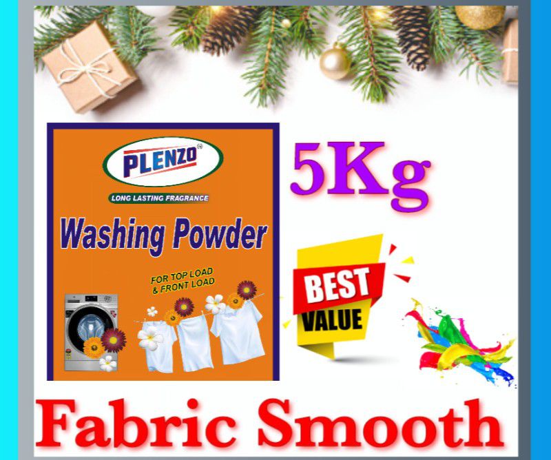 Plenzo Fabric smooth wash B (5kg) Detergent Powder 5 kg  (Lemon freshness)