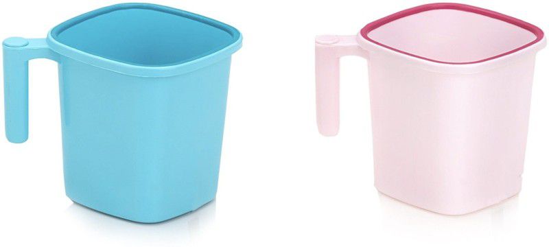 Nishoya Plastic Bath Mug  (Multicolor 1.5)
