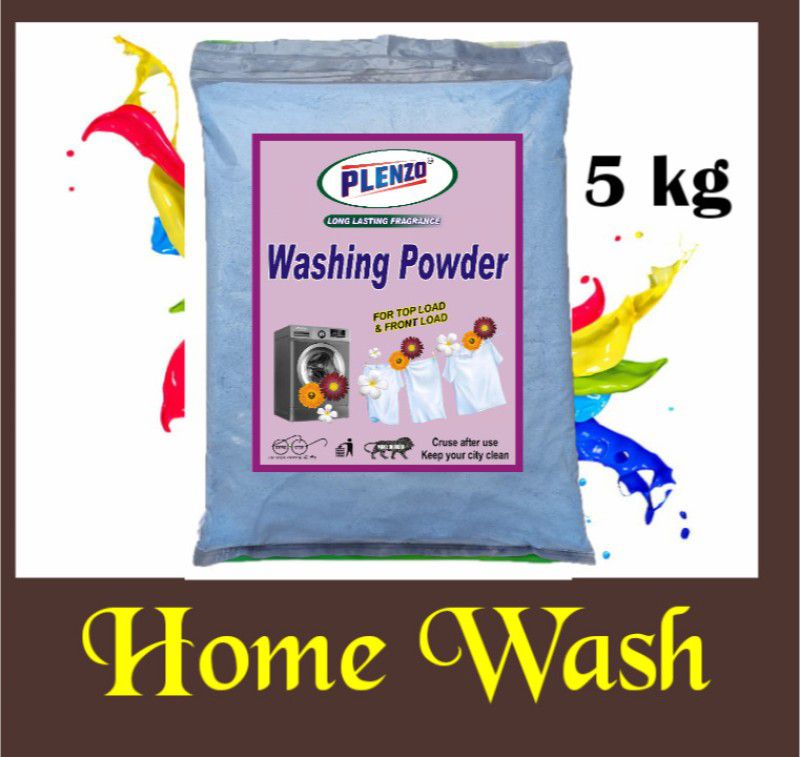 Plenzo Home wash A (5kg) Detergent Powder 5 kg  (Lemon Fresh)