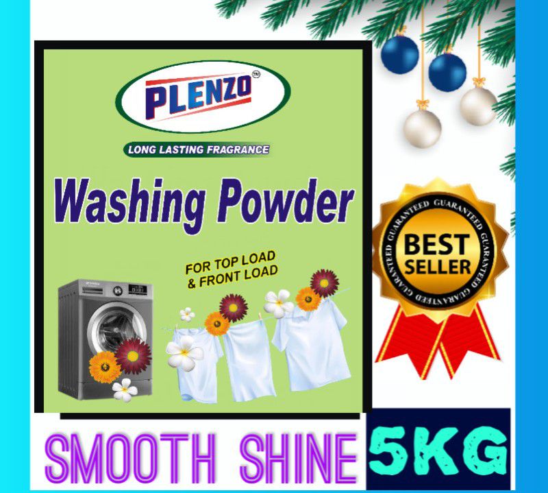 Plenzo Smooth shine wash B (5kg) Detergent Powder 5 kg  (Lemon fresh)