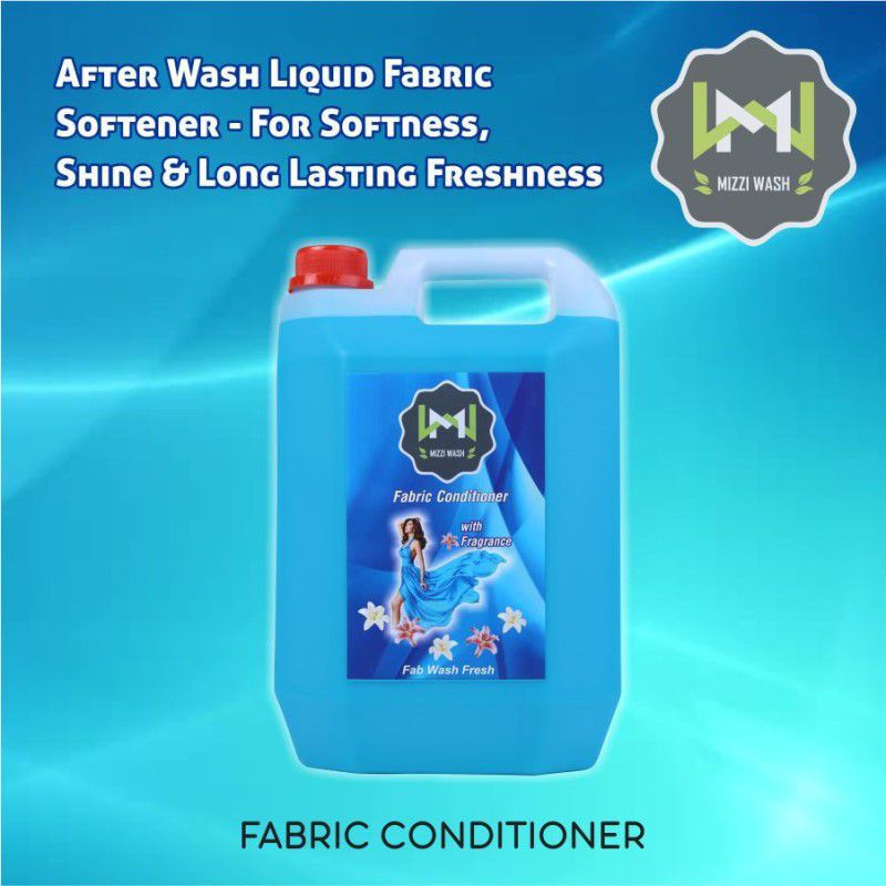 MIZZIWASH After Wash Liquid Fabric Softener - For Softness, Shine & Long Lasting Freshness  (5000 ml)