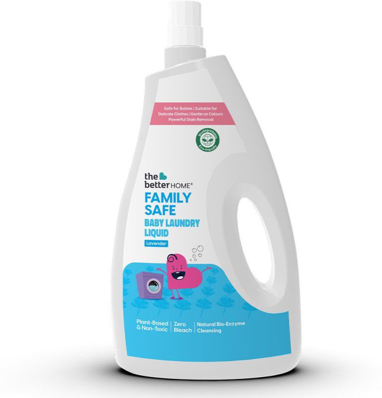 The Better Home Baby Laundry Detergent Liquid | Non Toxic & Natural Liquid Cleanser Detergent Powder 1800 ml
