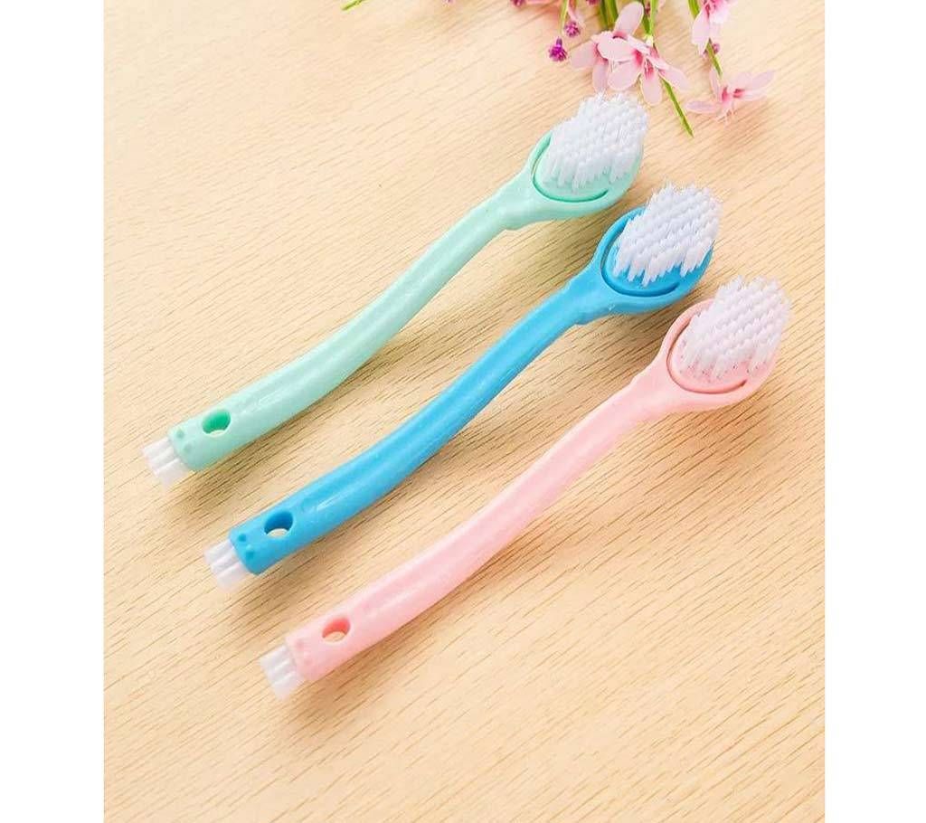 Double Head Long  Handle  Shoe Cleaning Brush