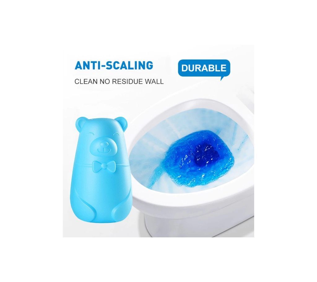 Cute Bear Blue Bubble Toilet Cleaner