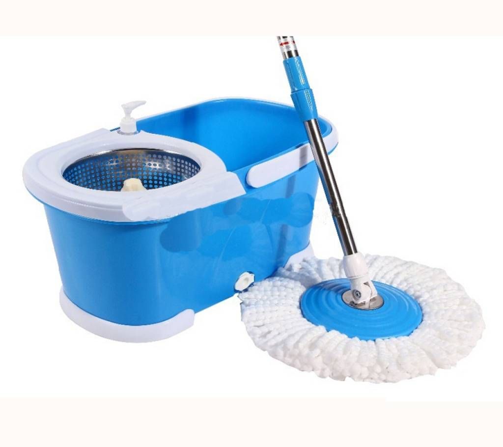 Easy Mop with wheels & stainless steel basket(2290tk)