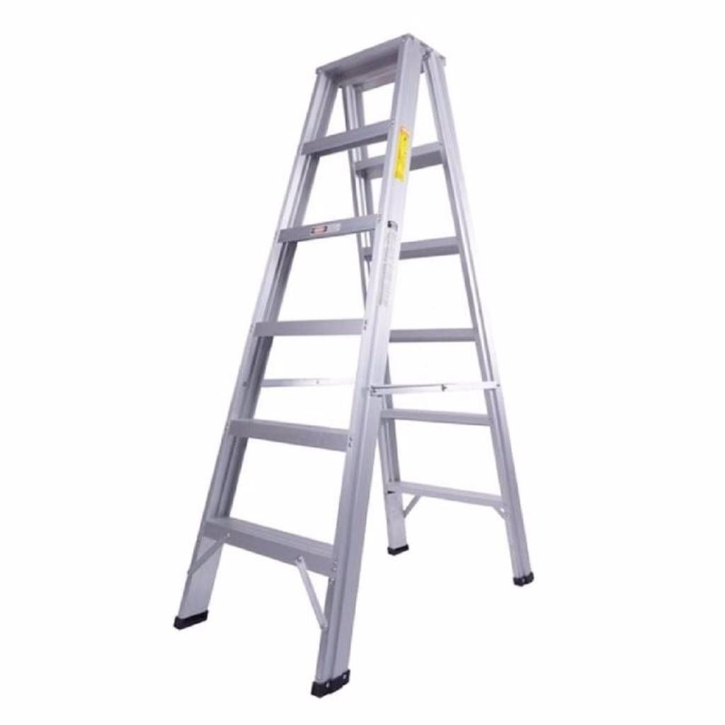 6 Step Double Sliders Aluminum Ladies
