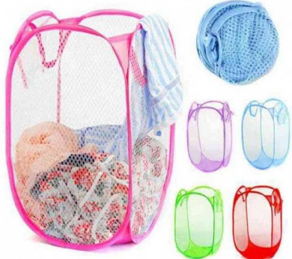 Foldable dirty cloth storage bag