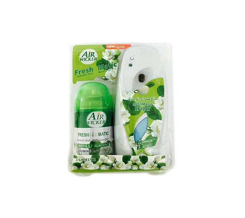 Air Wicker Automatic Room Spray With Dispenser - White