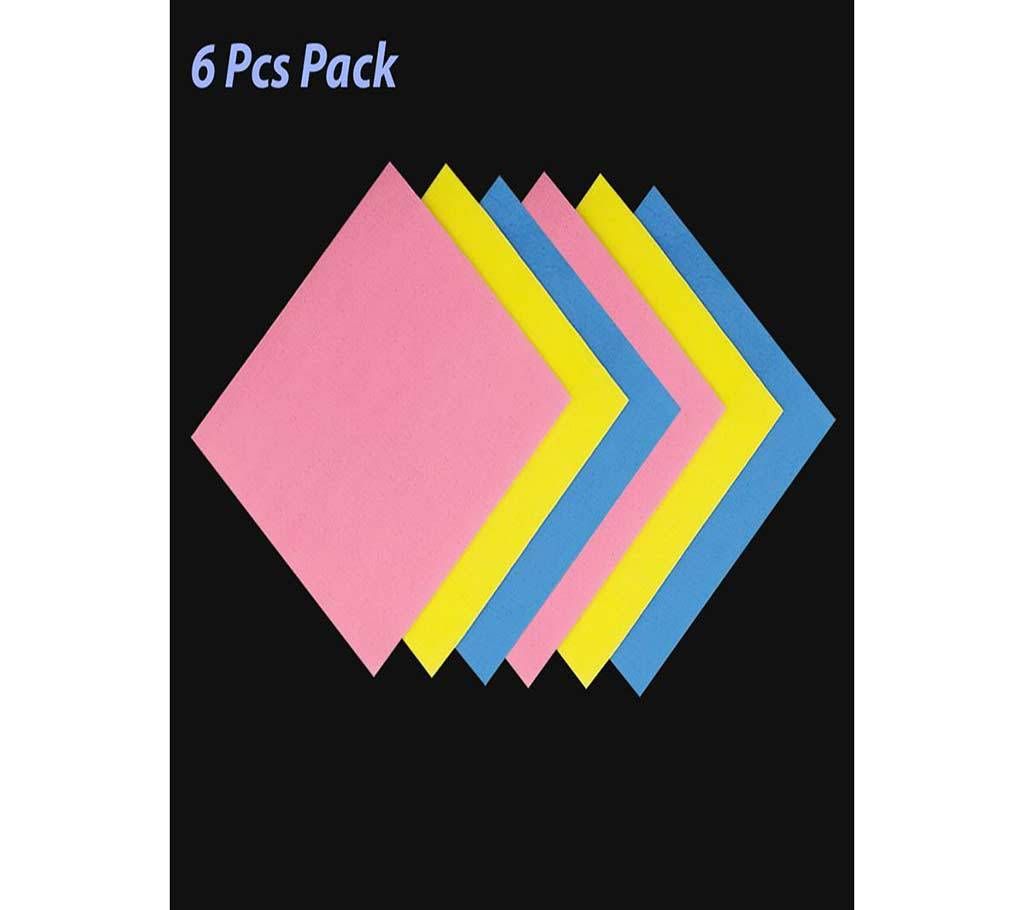 ABSORBENT CELLULOSE SPONGE 6 PCS PACK|