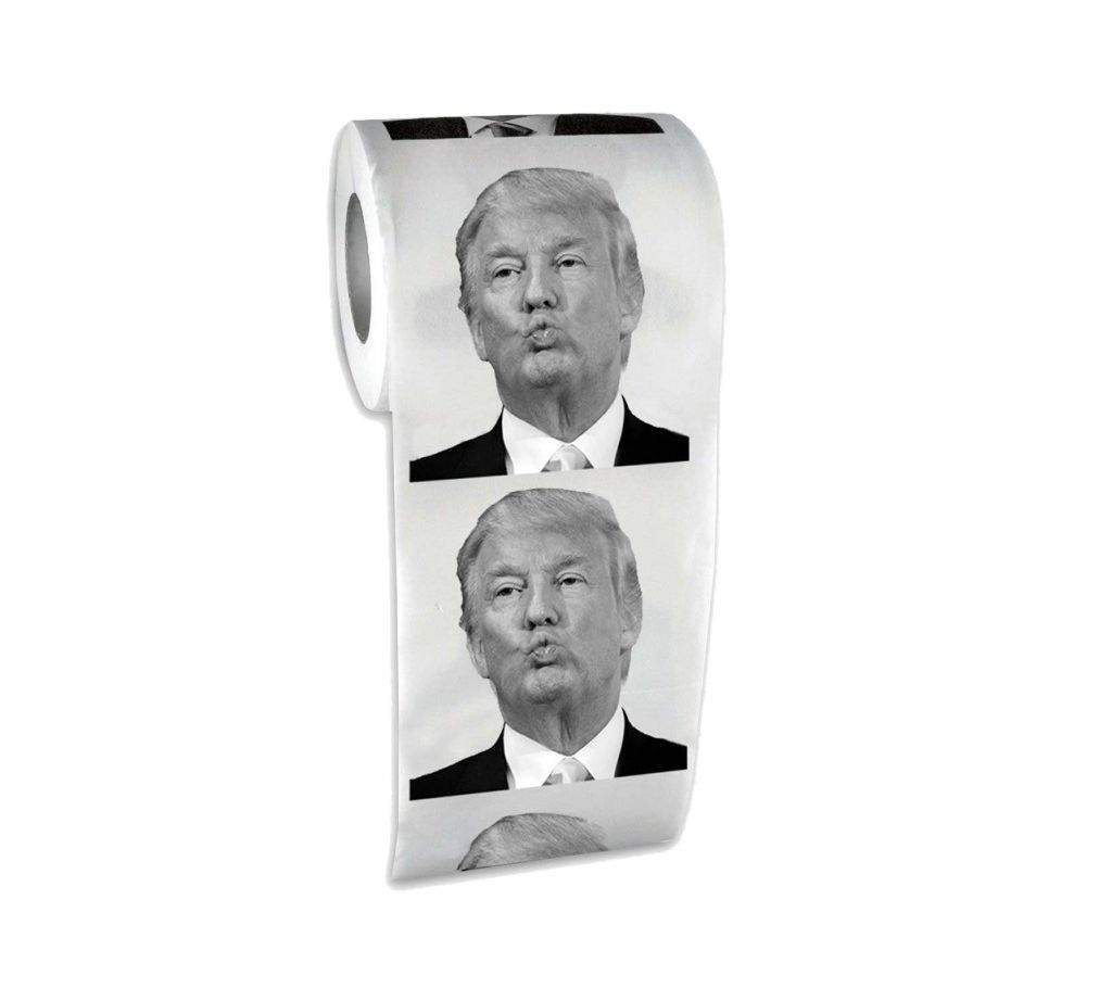  Funny Toilet Paper Donald Trump  Gift Prank Joke