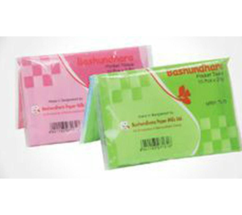Bashundhara Wallet Tissue (Pink) 