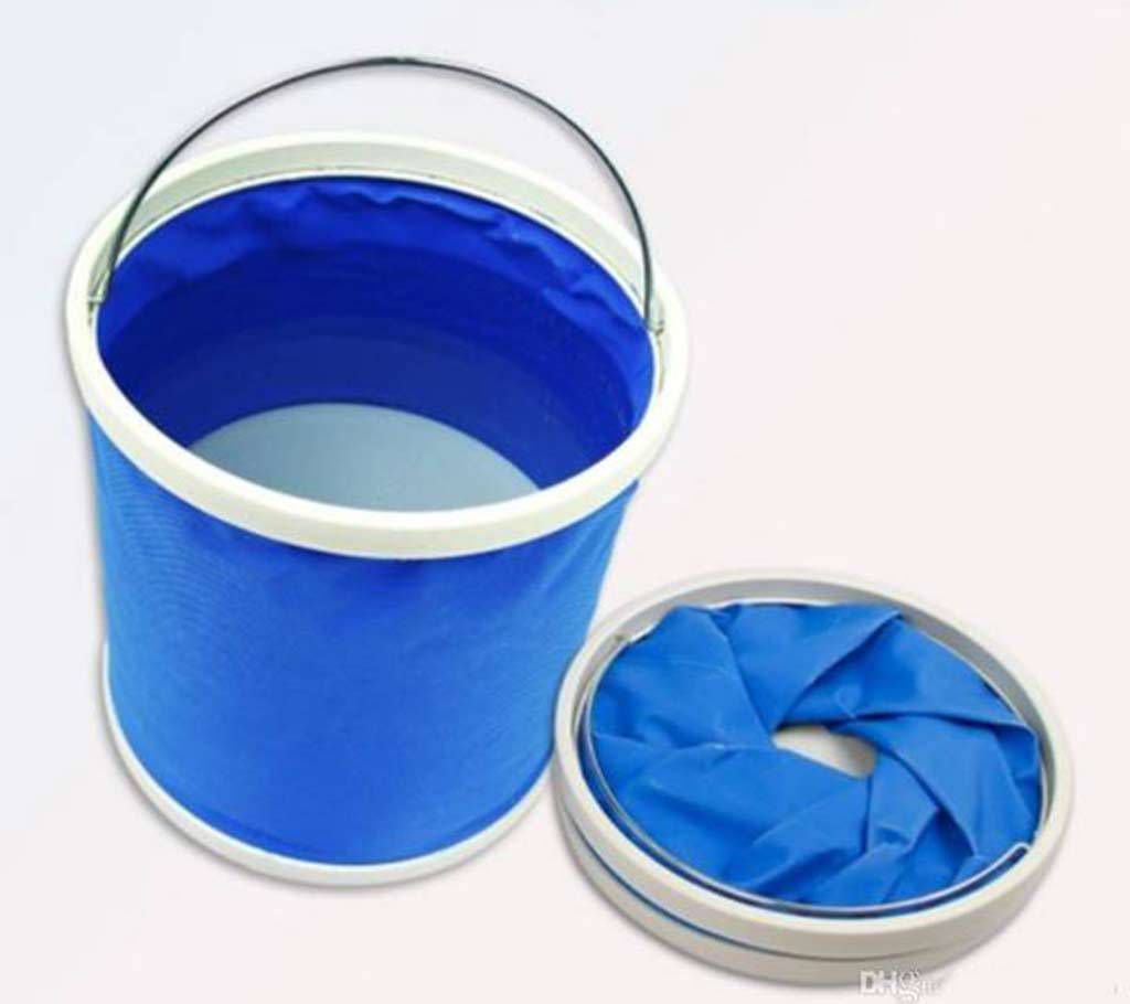 Foldable non-porous silicon bucket