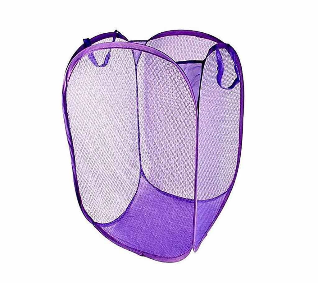 Pop Up Dirty Clothes Storage Baby Bag - Purple