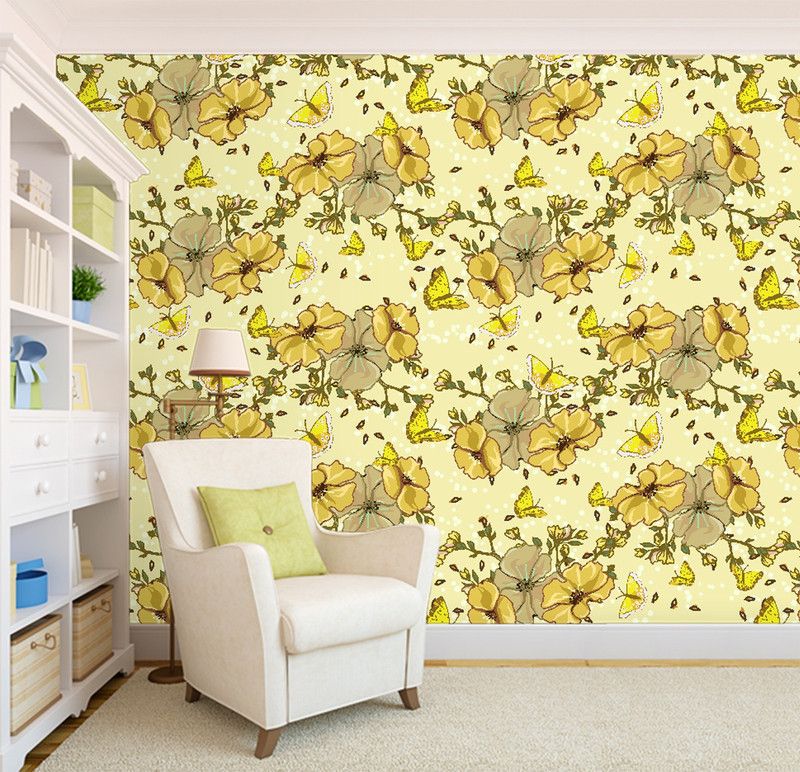DECOR Production Decorative Multicolor Wallpaper  (609 cm x 120 cm)