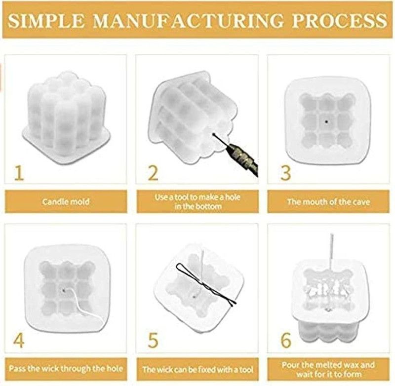PATPAT Regular Polyresin Candle Moulds