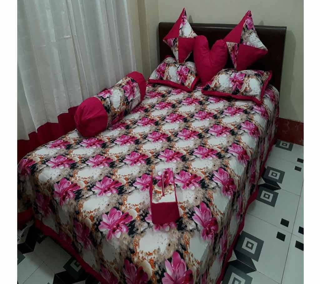 8 pcs double size cotton bedsheet