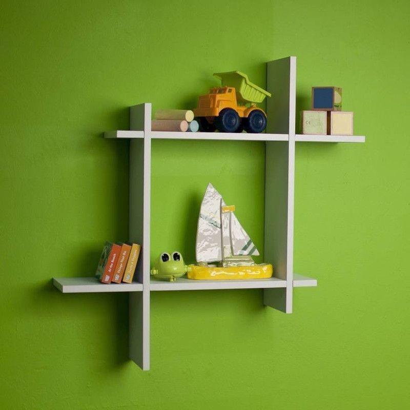 ANB Enterprises wall shelf MDF (Medium Density Fiber) Wall Shelf  (Number of Shelves - 1, White)