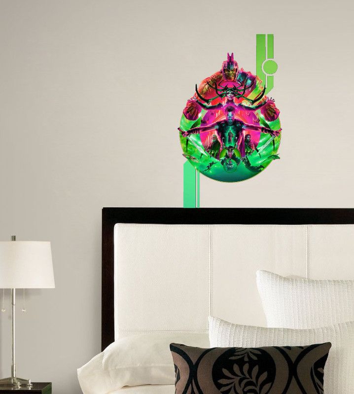 Kanha Enterprises 73 cm decorative hulk & thor & loki abstract avengers wall sticker Self Adhesive Sticker  (Pack of 1)