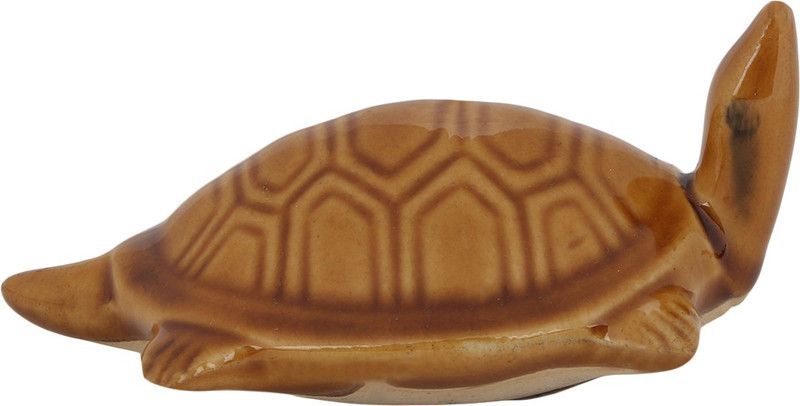 Footista Classic Delight Decorative Showpiece - 3 cm  (Clay, Gold)