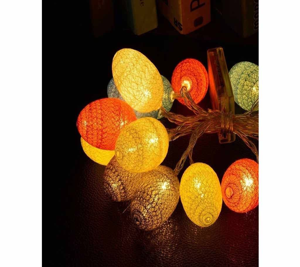 20 LED Cotton Easter Egg String Lights LED Fairy light