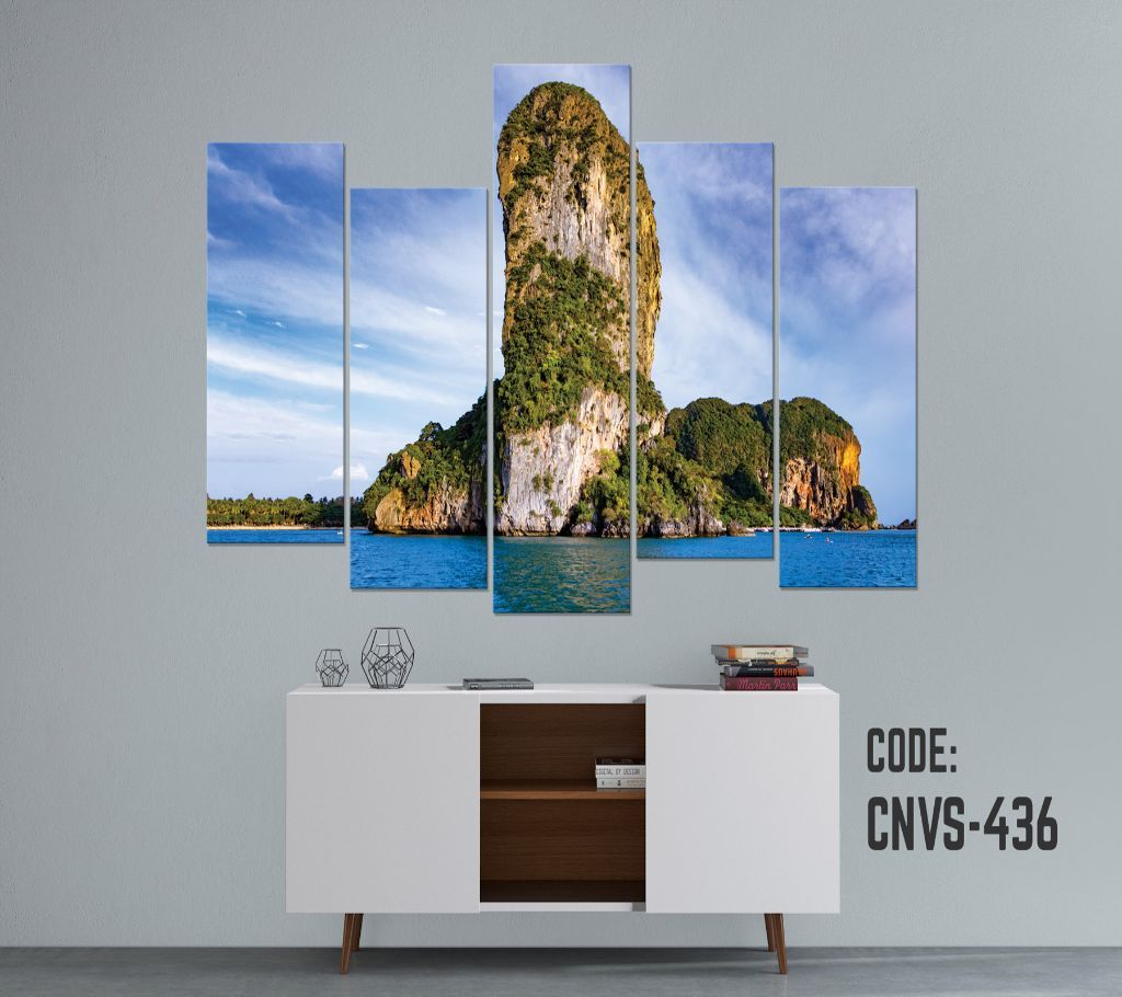 CNVS-436 Long Mountain Wall Canvas Art Prints 48 inch x 36 inch
