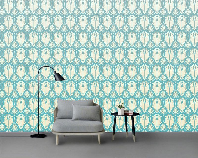 Luxury Nature Blue Wallpaper  (127 cm x 40 cm)