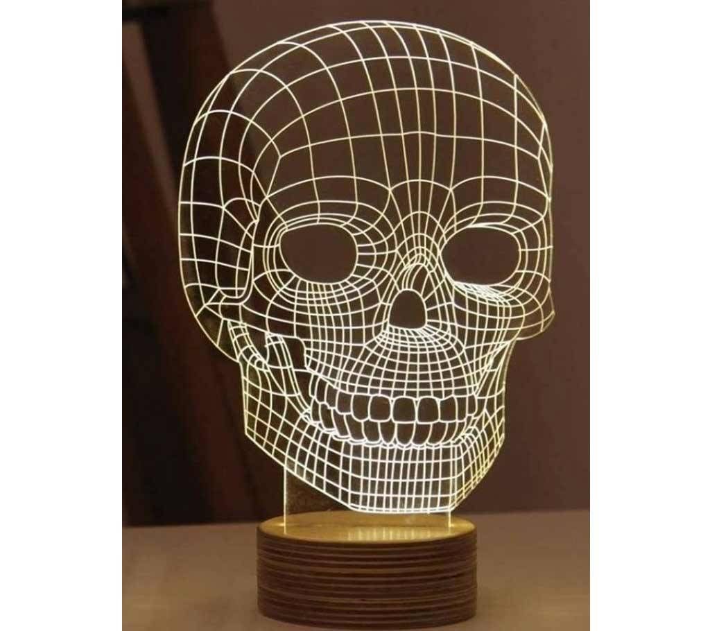 Beautiful LED Lamp - 33 - Skull
