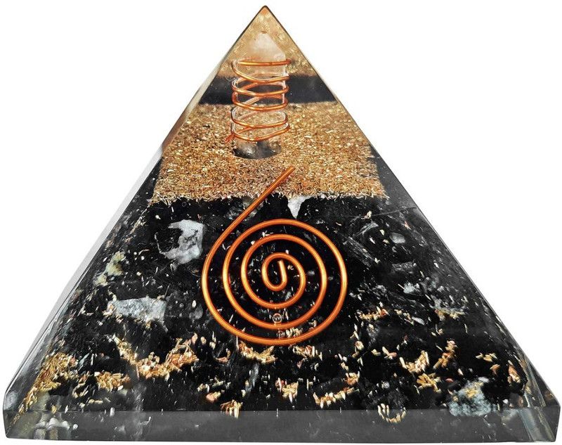 Maitri Export Decorative Showpiece - 6 cm  (Stone, Black, Gold)