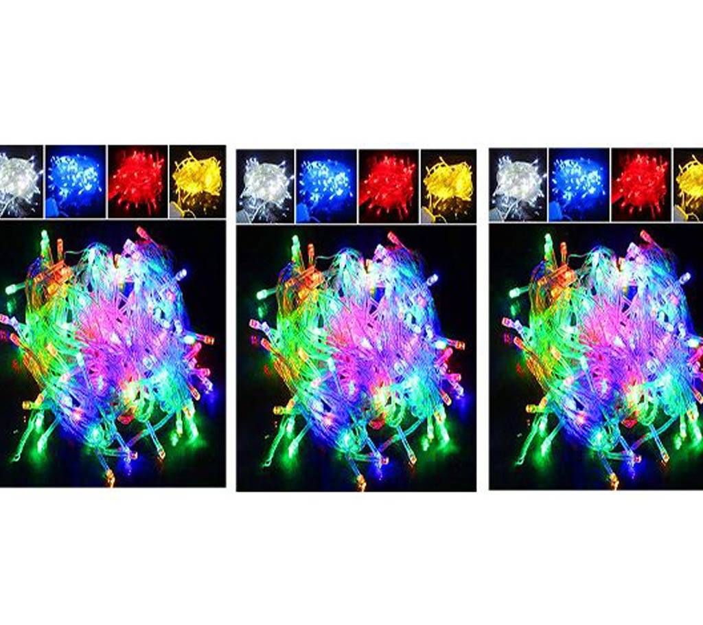 MULTY COLOR LED FAIRY LIHGT STRING - 3 SET