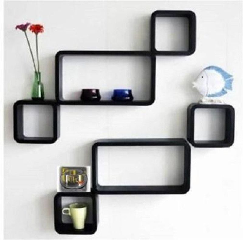 ANB Enterprises Handicraft Wall Rack MDF (Medium Density Fiber) Wall Shelf  (Number of Shelves - 1, Black)