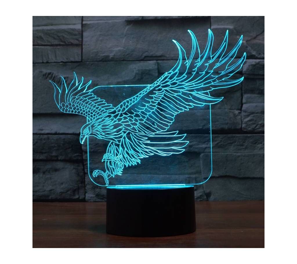 Eagle LED 3D Illusion Lamp