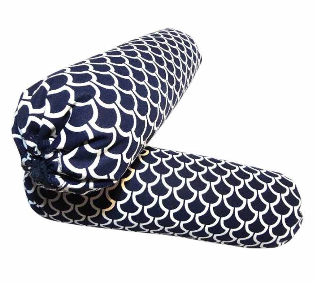 Printed side cushion cover with pillow