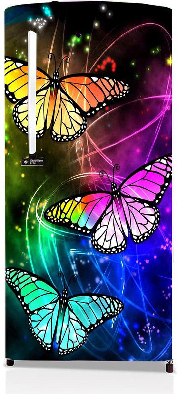 ALL DECORATIVE DESIGN Decorative Multicolor Wallpaper  (60 cm x 124 cm)