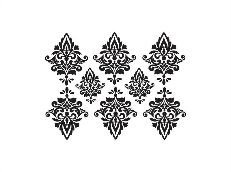 honey decor 21 cm Motif Self Adhesive Sticker  (Pack of 8)