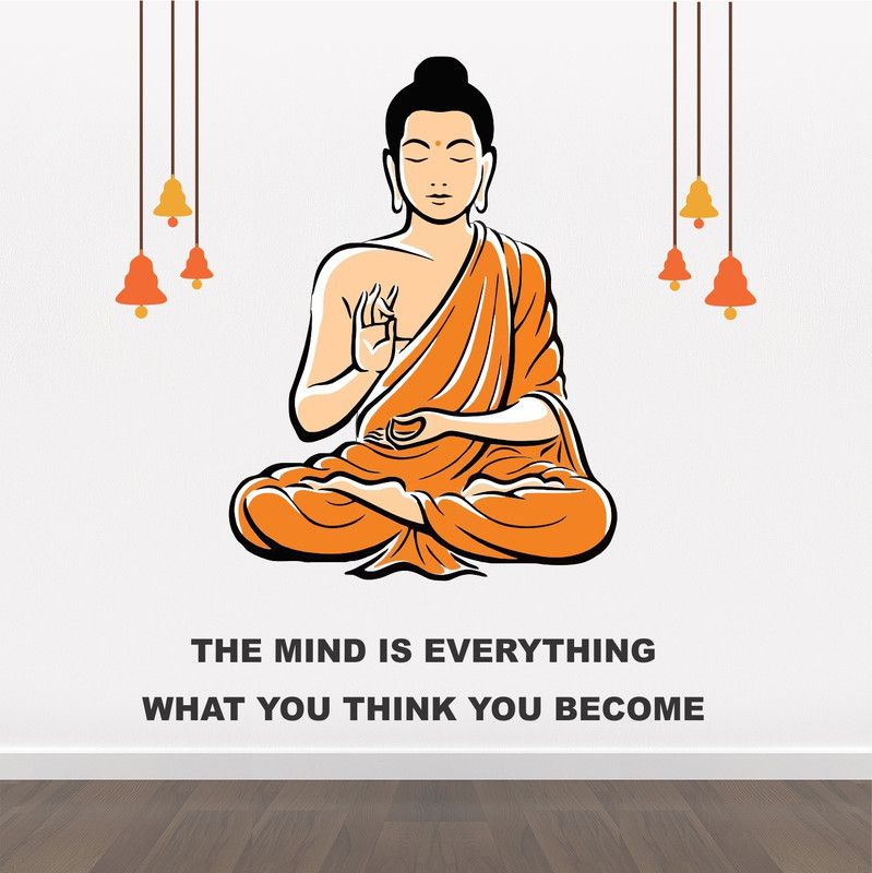 StickMe 95 cm Wall Sticker-SM736 Self Adhesive Sticker  (Pack of 1)