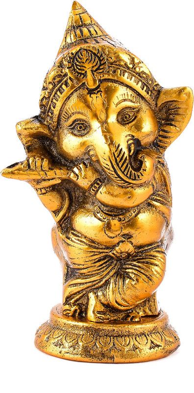 Great Art Decorative Showpiece - 15 cm  (Metal, Gold)