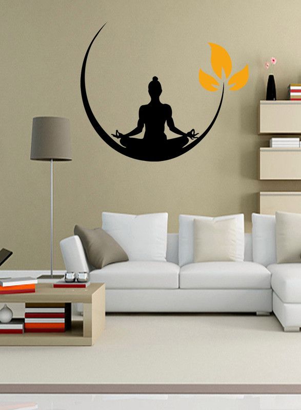 ALLURE 94 cm Yoga Self Adhesive Sticker  (Pack of 1)
