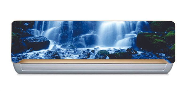 K2A Studio 91 cm decorative multicolor color taxture ac sticker Self Adhesive Sticker  (Pack of 1)