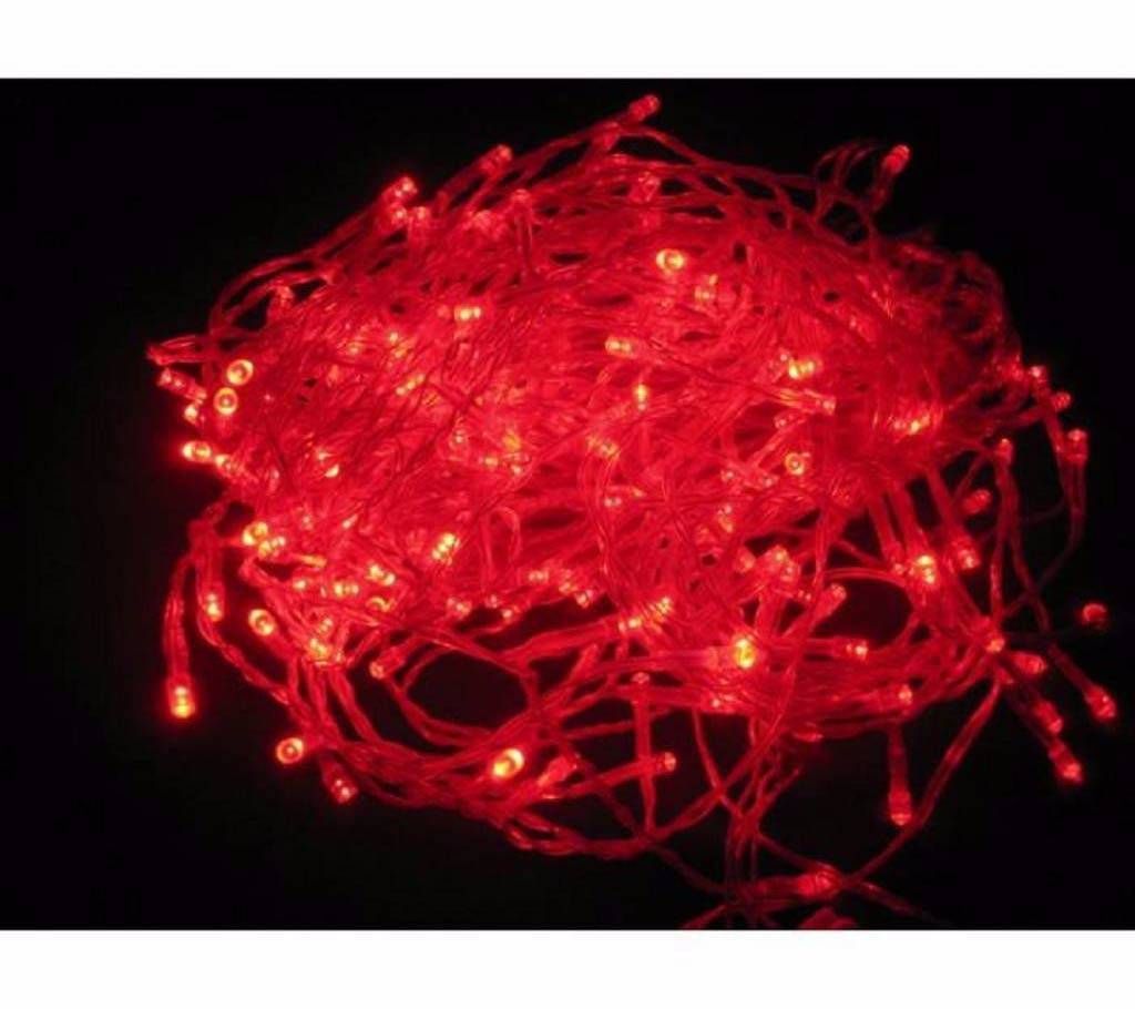 Red color LED fairy light