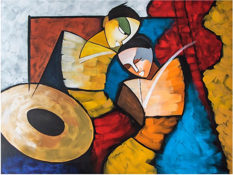 Milazzo Beyond Vision Canvas 24 inch x 18 inch Painting  (Without Frame)