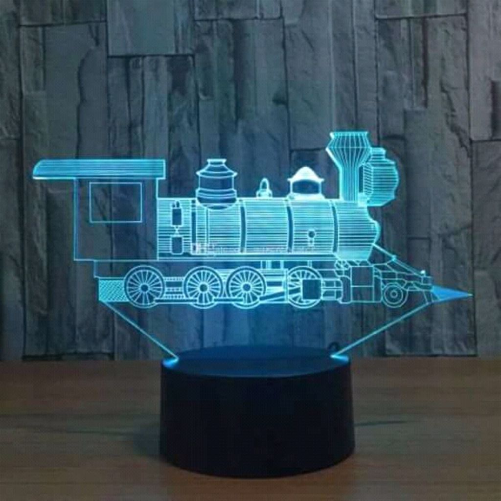 Train Remote Control 3D Lamp