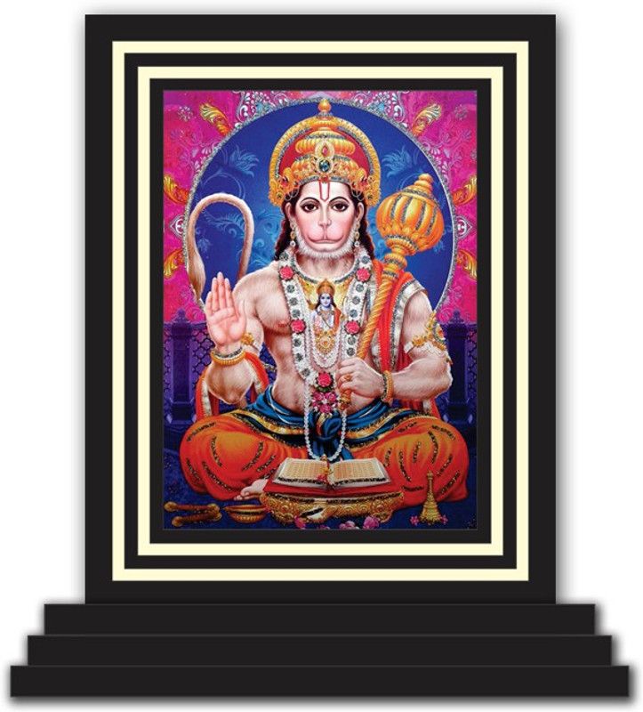 Vprint Shiv Parivar Car Dashboard idols Figurine Showpiece Decorative Showpiece - 12 cm  (Wood, Multicolor)