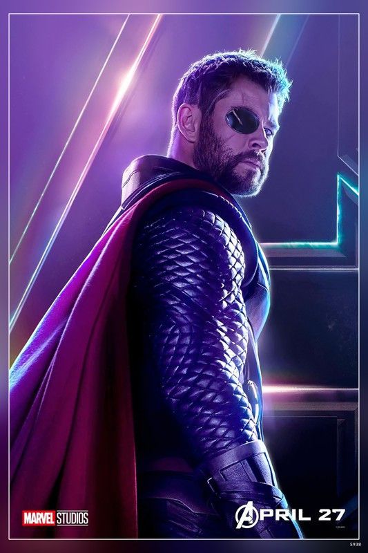 Thor The Avengers: Infinity War Chris Hemsworth Matte Finish Poster Paper Print  (12 inch X 18 inch, 12 x 18 Inch Unframed)