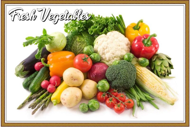 Poster Sticker Fresh Vegetables For Restaurant Kichen And Home Wall sl12364 (Large Poster, 36x24 Inches, Banner Media, Multicolor) Fine Art Print  (24 inch X 36 inch, Rolled)