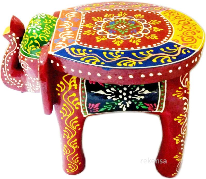 REKENSA Decorative Showpiece - 30 cm  (Wood, Multicolor)