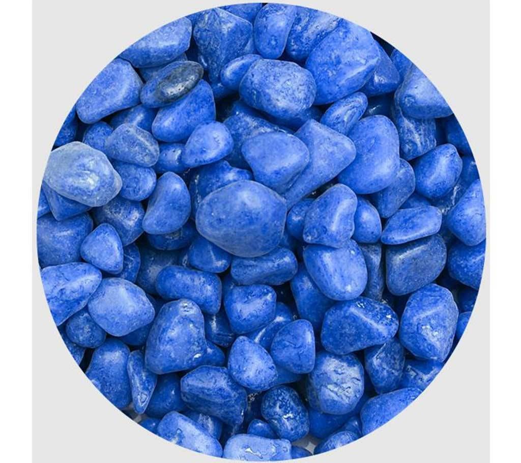 blue pebbles